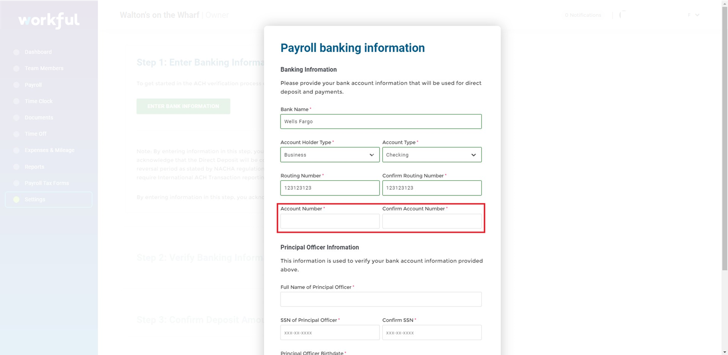 How do I set up direct deposit for my company? – Help Center | Workful